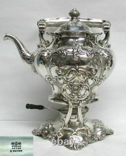 Magnifique 1905 Gorham Sterling Silver 3070 Gram 6 Piece Coffee & Tea Set
