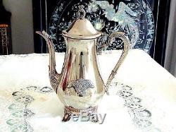 Magnifique Élégant En Plaqué Argent Tea & Coffee Vintage Set Viners