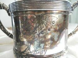 Meriden B Co Silverplate Française Art Deco Repousse Cafee Suprême Tea Pot Set 1920