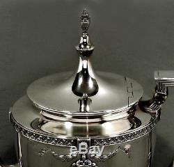 Mt. Ensemble De Thé En Argent Sterling Vernon 14k Or 79 Oz. Était $ 5400 No Réserve