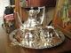 Old Antique Silverplate 4 Pièces Cafe & Tea Tray Service Set