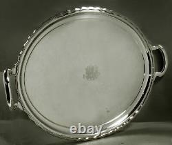 Plateau de service en argent Tiffany c1905 WAVE