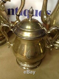 Prelude Vintage International Sterling 5pcs Tea Set. 2353 Grammes