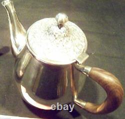 Rare Towle Argent Contessina Cafeter Tea Service Pot Set Mid-century Modern Style