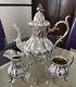 Reed And Barton Vintage Plaque D'argent Winthrop 1795 3-piece Tea Set