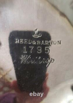 Reed & Barton 5 Pc Plaque D'argent À Pied Winthrop 1795 Cafe/tea Set (1955/56)