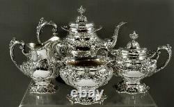 Reed & Barton Sterling Tea Set 1947 Francis I 97 Onces