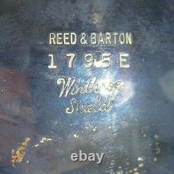 Reed & Barton Winthrop Assiette En Argent 5 Pièces Ensemble De Thé 1795e, Lot G