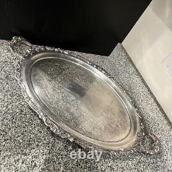 Service à café et thé Baroque par Wallace Silverplate Pot Tray 281 282 283 284 294