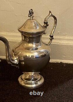 Service à café/thé Vintage des années 1940 de W & S Blackinton Co. Towle Silver Co. en 5 pièces