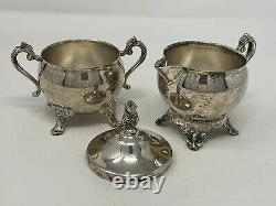 Service à thé et café en métal argenté 4 pièces, Alvin EP RC61, d'occasion