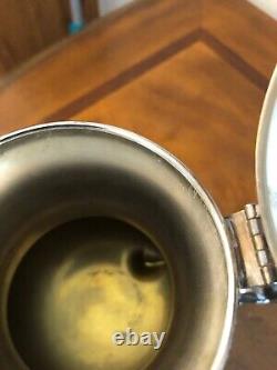 Service à thé et café en plaqué argent Fb Rogers avec plateau, style vintage surdimensionné