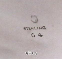 Sterling Silver Thé / Café Set Avec Plateau Blossom Georg Jensen Style Danois