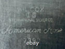 Stupéfiant Ensemble Antique De 6 Victorian American Rose Wilcox Tea Set Plaqué Argent