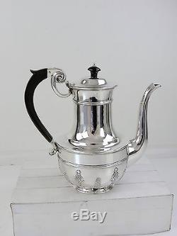 Superb Quality Set 4 Pièces Silver Tea & Coffee Service, Londres 1896 2130 Grammes