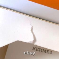 Tasse et soucoupe à thé Hermes Paris Fil d'Argent Platine 2 ensembles en porcelaine avec étui