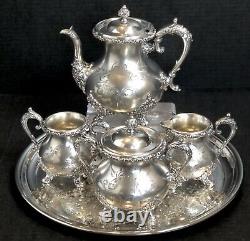Tea Set Standard Silver Co. Special Hard White Set Vintage En Métal
