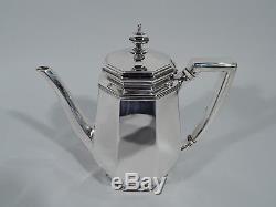 Tiffany Coffee & Tea Set Sur Plateau 18188 20712 American Sterling Silver