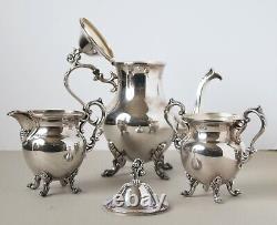 Vintage Anglais Silver Corporation Tea Set & Tray
