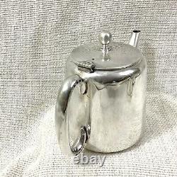 Vintage Art Deco Serti De Thé Serti D'argent Teapot Jug Bowl Plain Simple Maple & Co