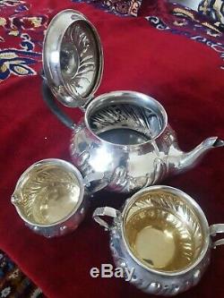 Vintage Baccalauréat Sterling Silver Set Thé