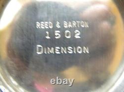 Vintage Reed & Barton Dimension 3 Pièces Serti De Thé Argenté