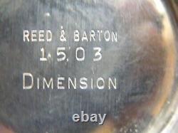 Vintage Reed & Barton Dimension 3 Pièces Serti De Thé Argenté