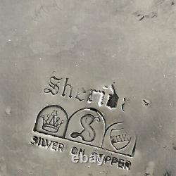 Vintage Sheridan Silver Co. Argent Sur Cuivre 4 Pcs Argent Plated Tea Set Pied