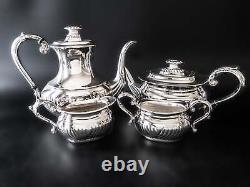 Vintage Silverplate Tea Set Service De Café Edwardian