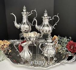 Vintage Winthrop Tea Set Reed And Barton Silver Plated Cafe Service Set 6 Pcs