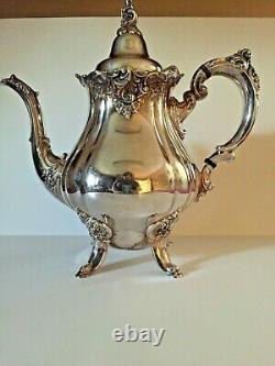 Wallace Baroque Silverplate Service De Thé (compagnie De Grande Baroque)