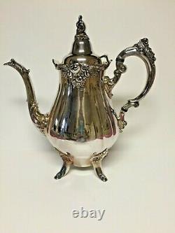 Wallace Baroque Silverplate Service De Thé (compagnie De Grande Baroque)