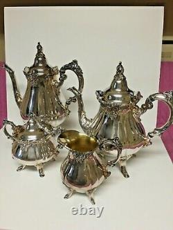 Wallace Baroque Silverplate Service De Thé (compagnie De Grande Baroque)